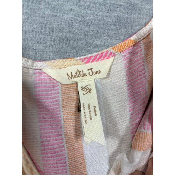 Matilda Jane Striped Sleeveless Jumpsuit Womens XXL - Picture 6 of 6